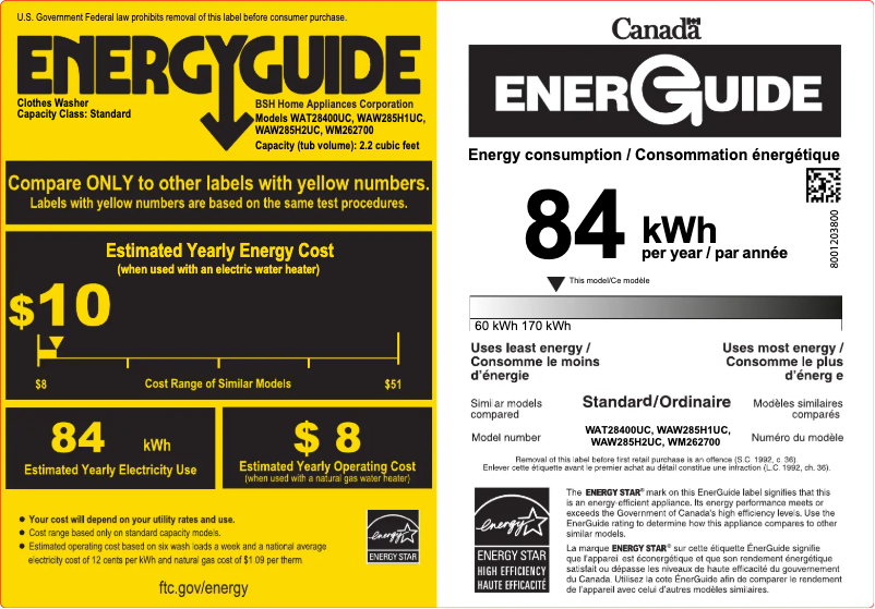 First page image of the manual for 300 Series WAT28400UC