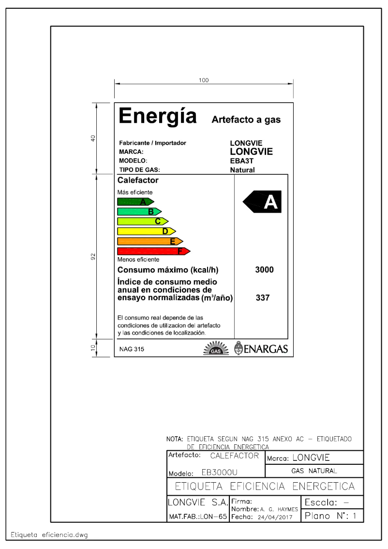 First page image of the manual for EBA3T