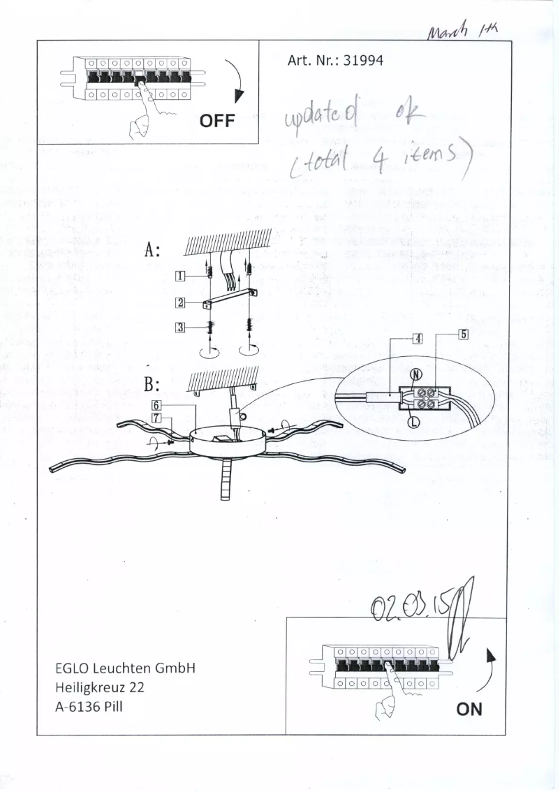 First page image of the manual for Roncade