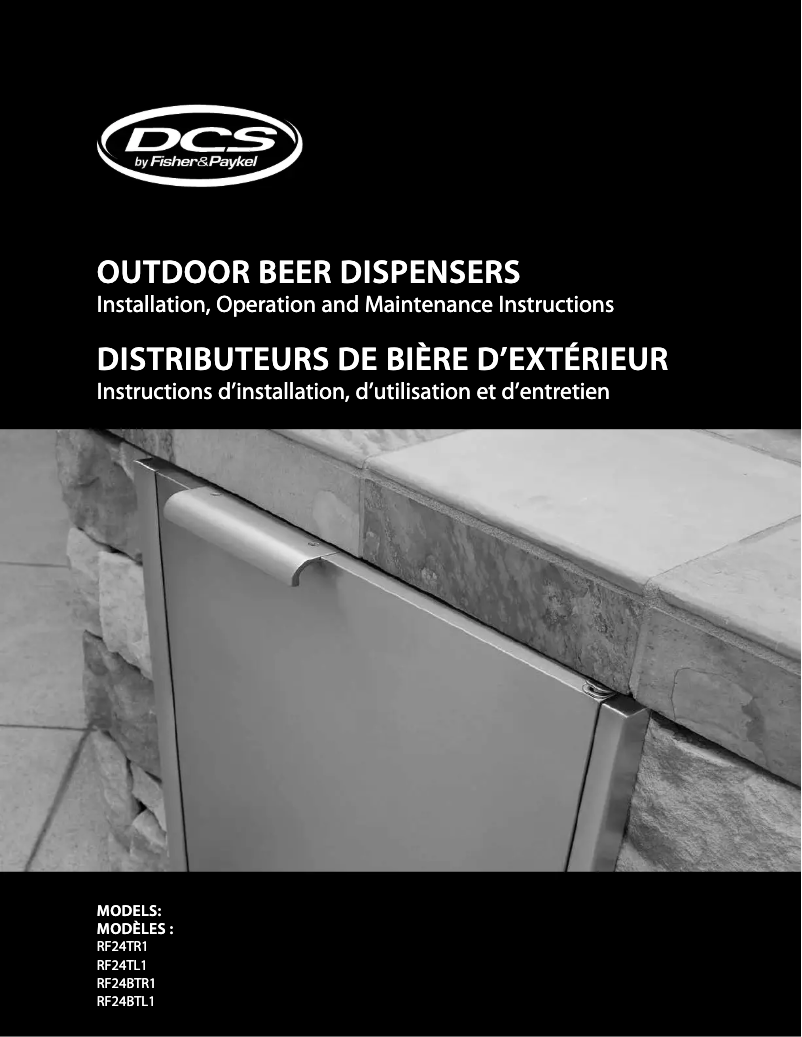 Page 1 of the manual User Manual DCS RF24BTR2