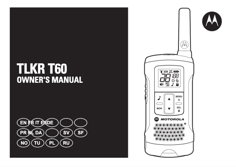 First page image of the manual for T60