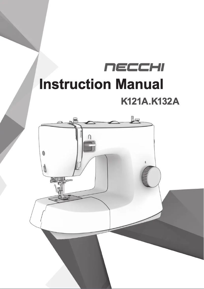 Page 1 of the manual User Manual Necchi K121A