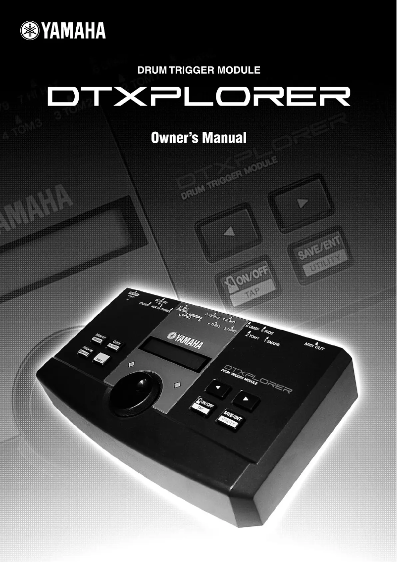 First page image of the manual for DTXPLORER