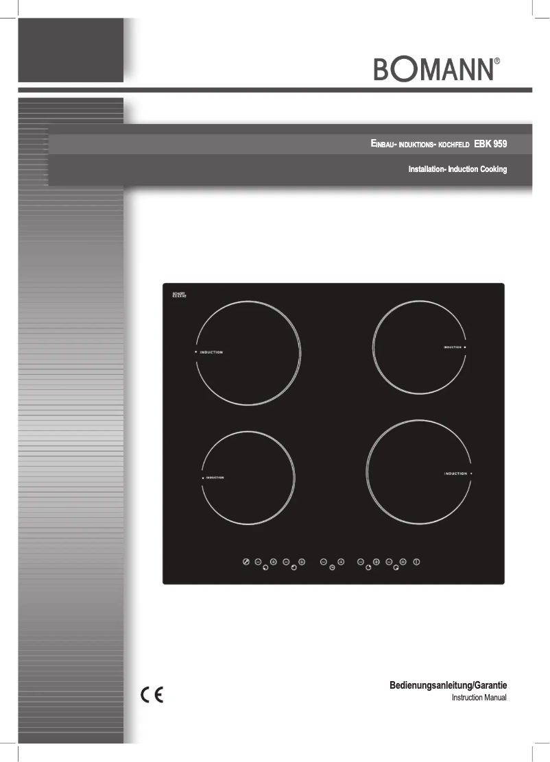 First page image of the manual for EBK 959