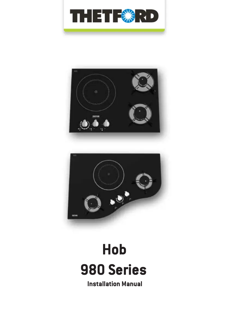 Page 1 of the manual User Manual Thetford Serie 981