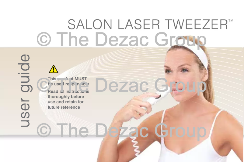 Page 1 of the manual User Manual Rio LATW Salon Laser Tweezer