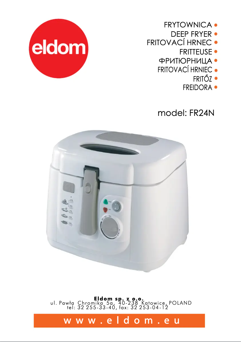 Page 1 of the manual User Manual Eldom FR24N