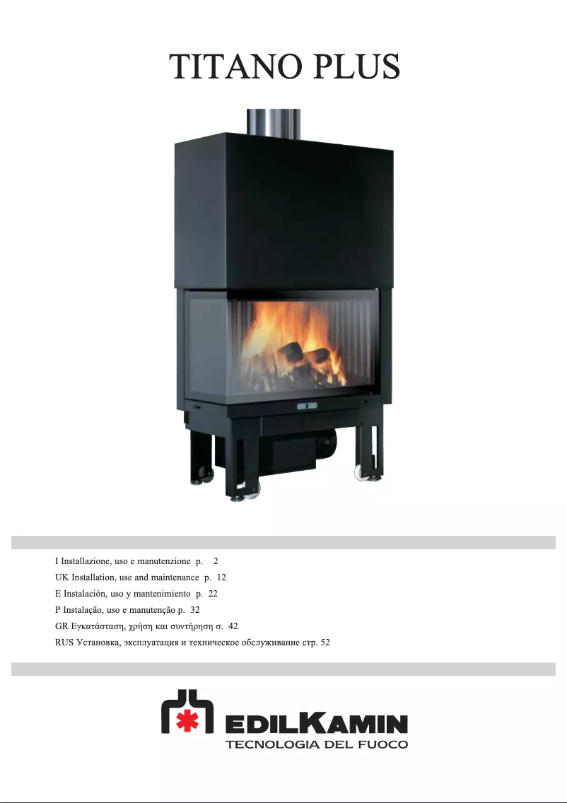 First page image of the manual for TITANO PLUS