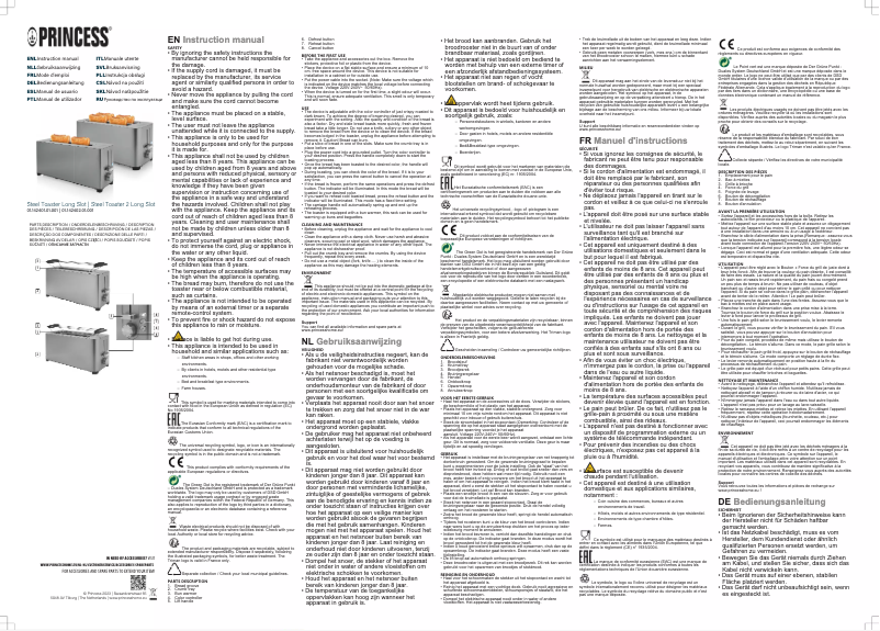 Page 1 of the manual User Manual Princess 142401