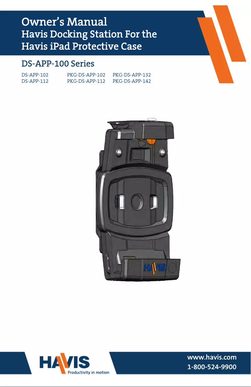 First page image of the manual for PKG-DS-APP-122