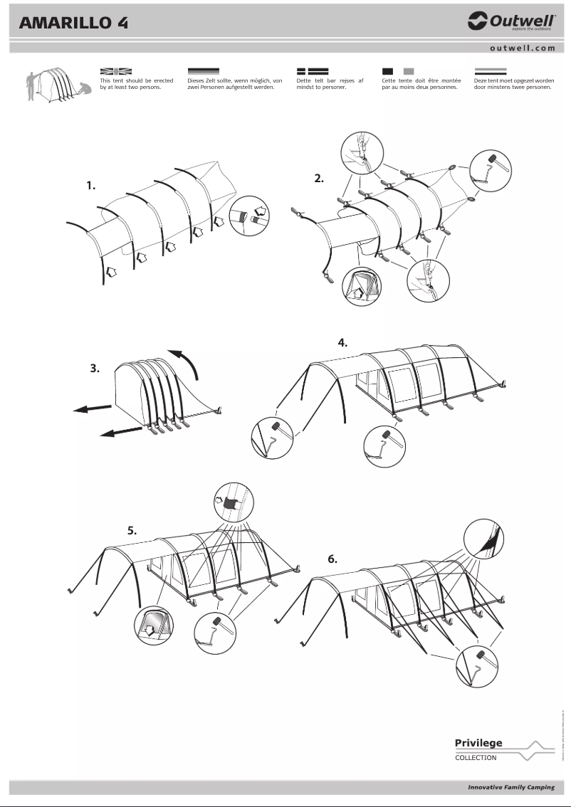 First page image of the manual for Amarillo 4