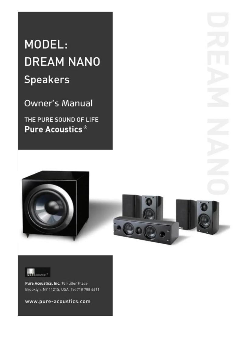 First page image of the manual for Dream Nano