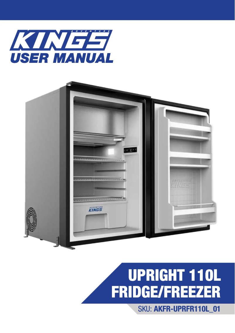 First page image of the manual for AKFR-UPRFR110L_01