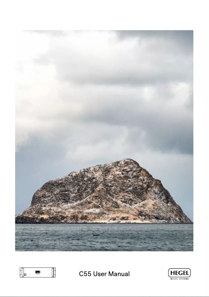 Page 1 of the manual User Manual Hegel C53