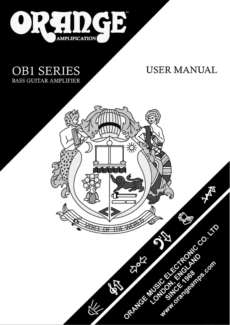 First page image of the manual for OB1-500
