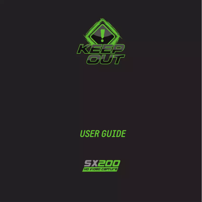 Image de la première page du manuel de l'appareil SX200