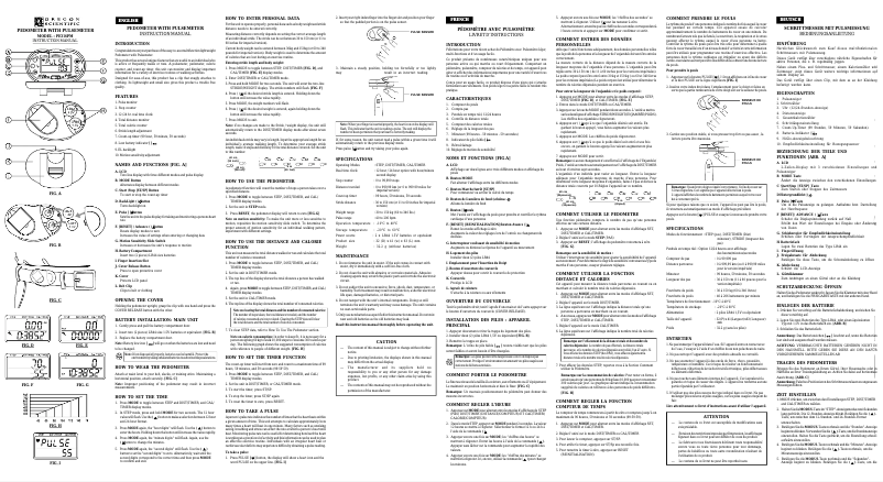 First page image of the manual for PE316PM