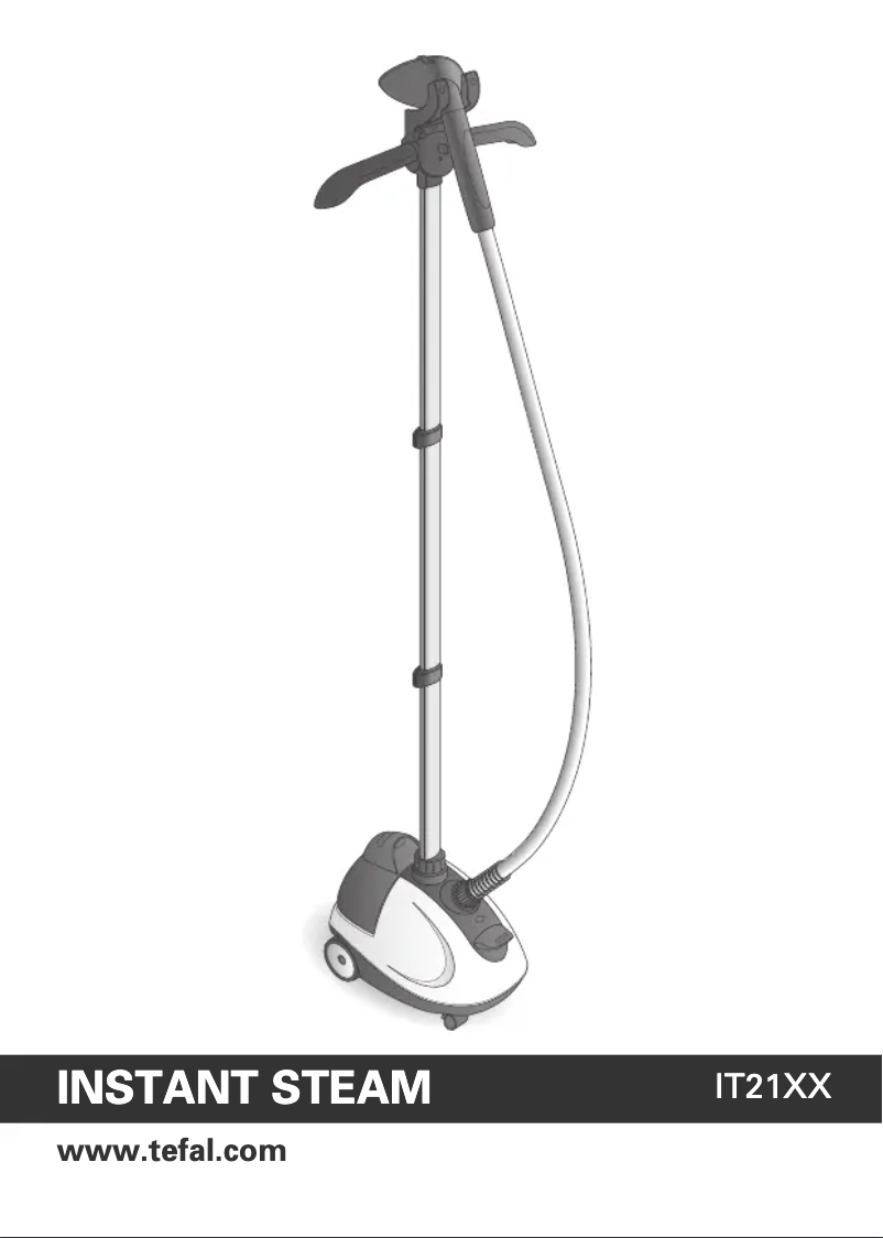 First page image of the manual for Instant Steam IT2110