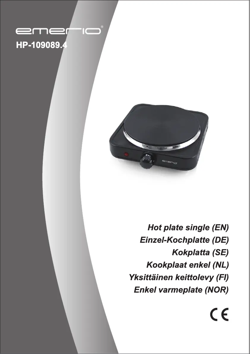 Image de la première page du manuel de l'appareil HP-109089.4