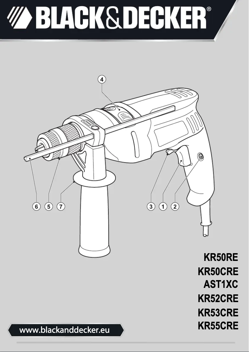 First page image of the manual for KR53CRE
