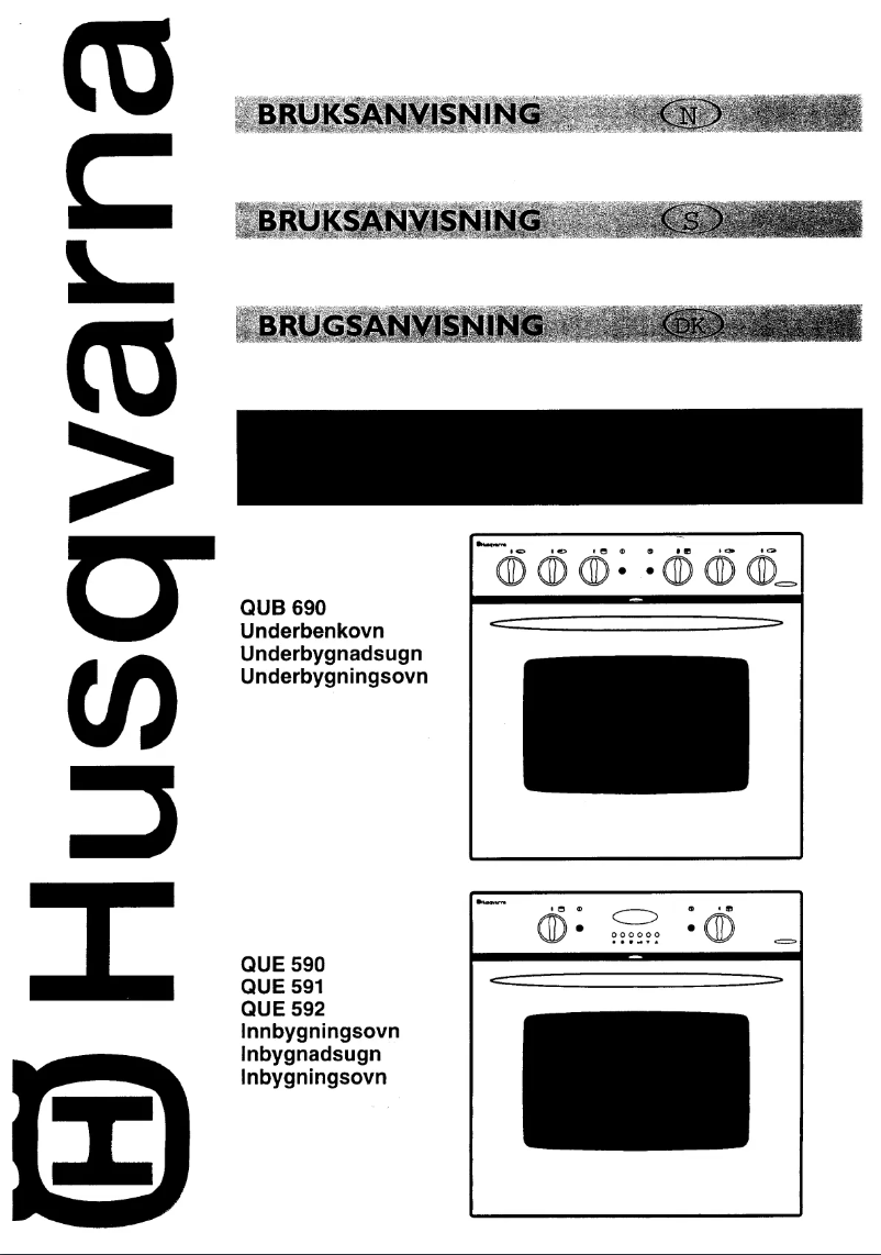 Page 1 of the manual User Manual Husqvarna QUE590