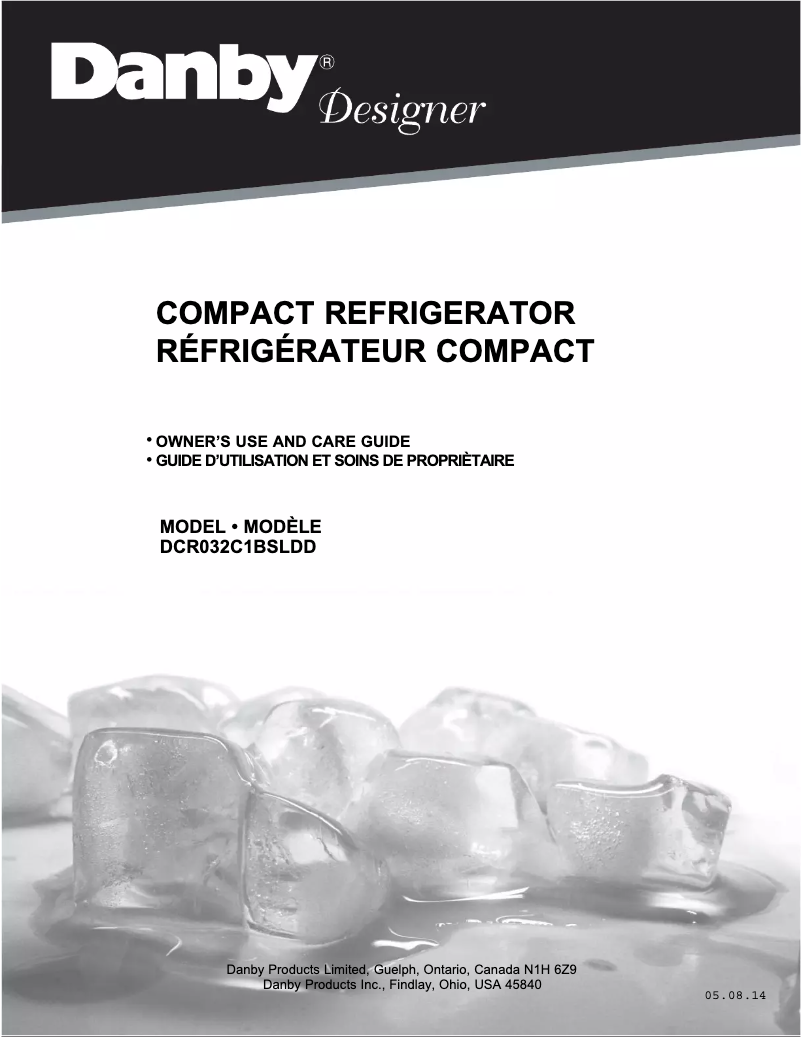 First page image of the manual for DCR032C1BSLDD