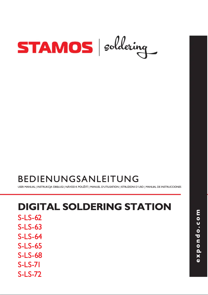 First page image of the manual for S-LS-65