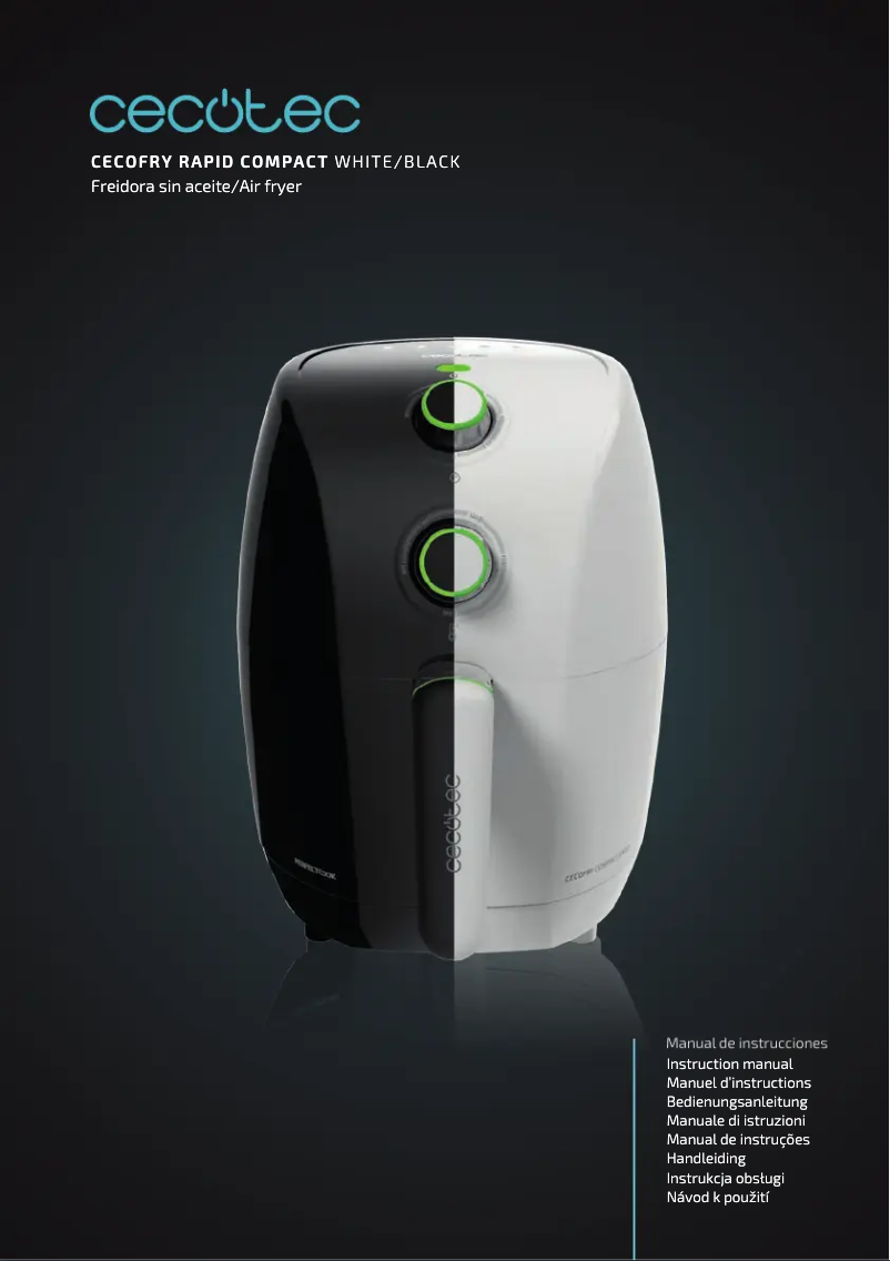 Image de la première page du manuel de l'appareil Cecofry Compact Rapid