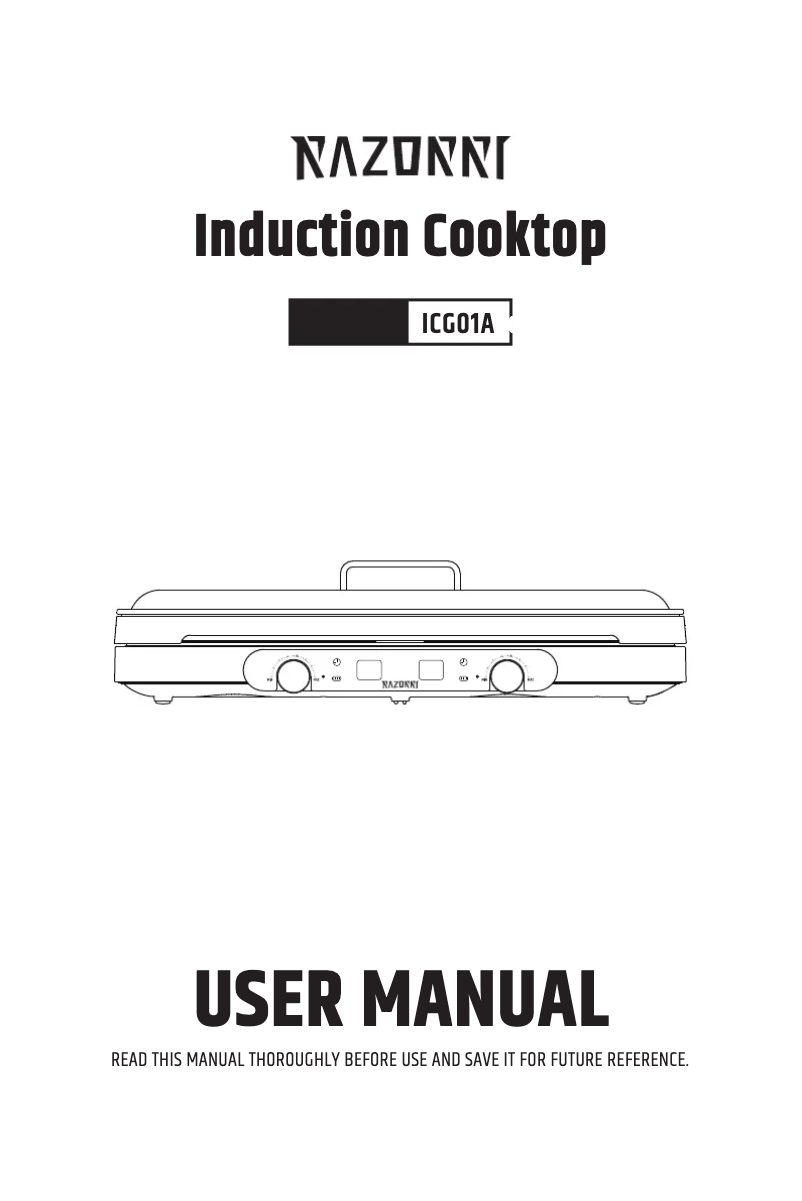 Page 1 of the manual User Manual Razorri Comodo ICG01A