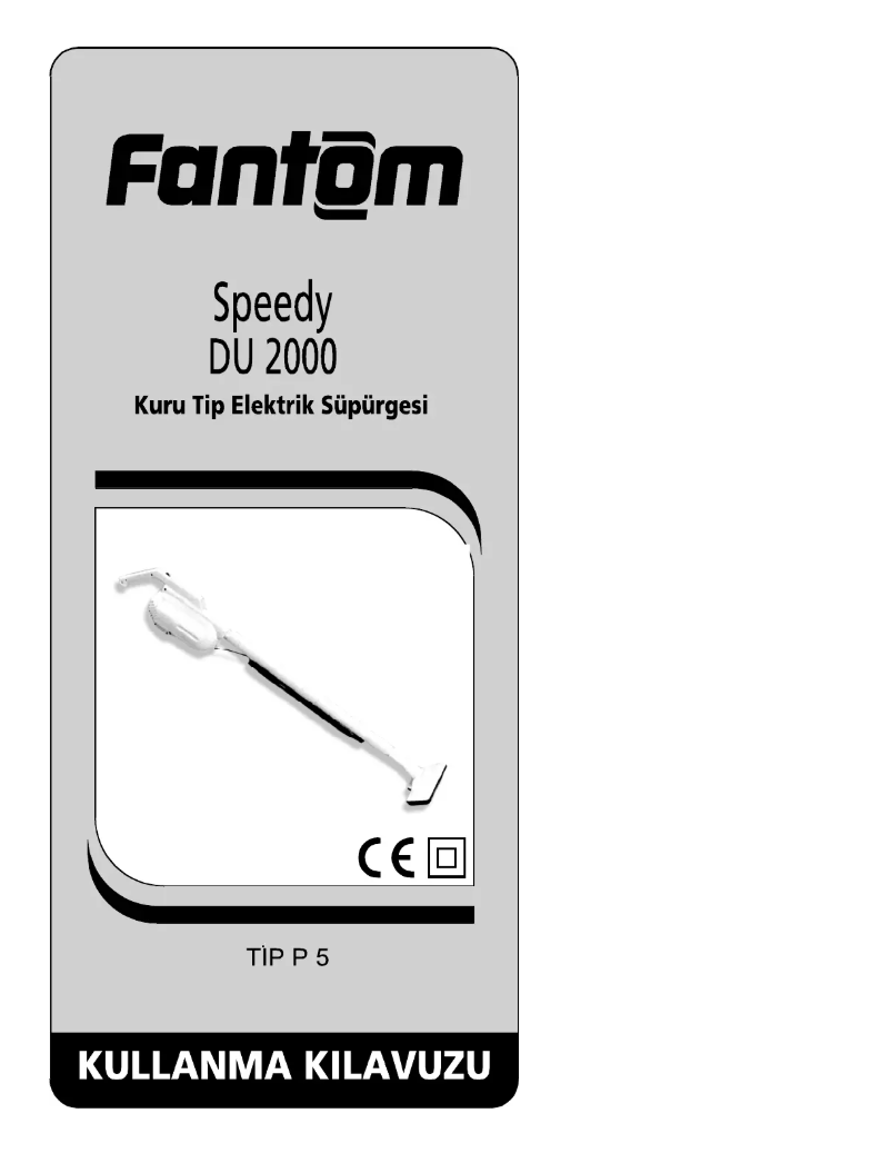 Page 1 of the manual User Manual Fantom Speedy DU 2000
