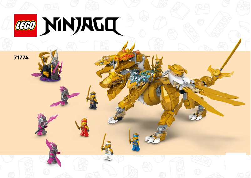 First page image of the manual for Ninjago 71774
