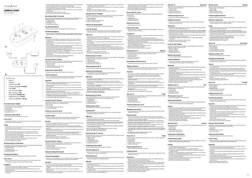 First page image of the manual for SAMP40125WT