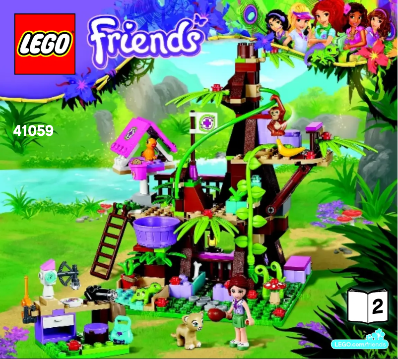First page image of the manual for Friends 41059