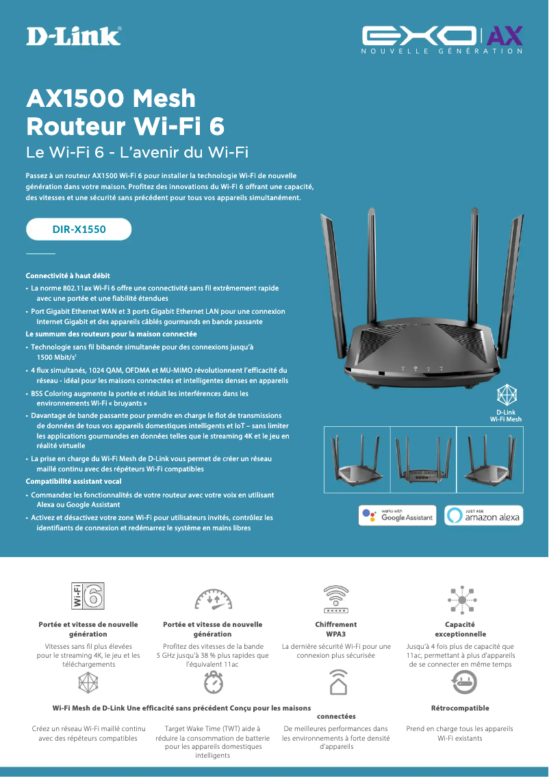 First page image of the manual for DIR-X1550