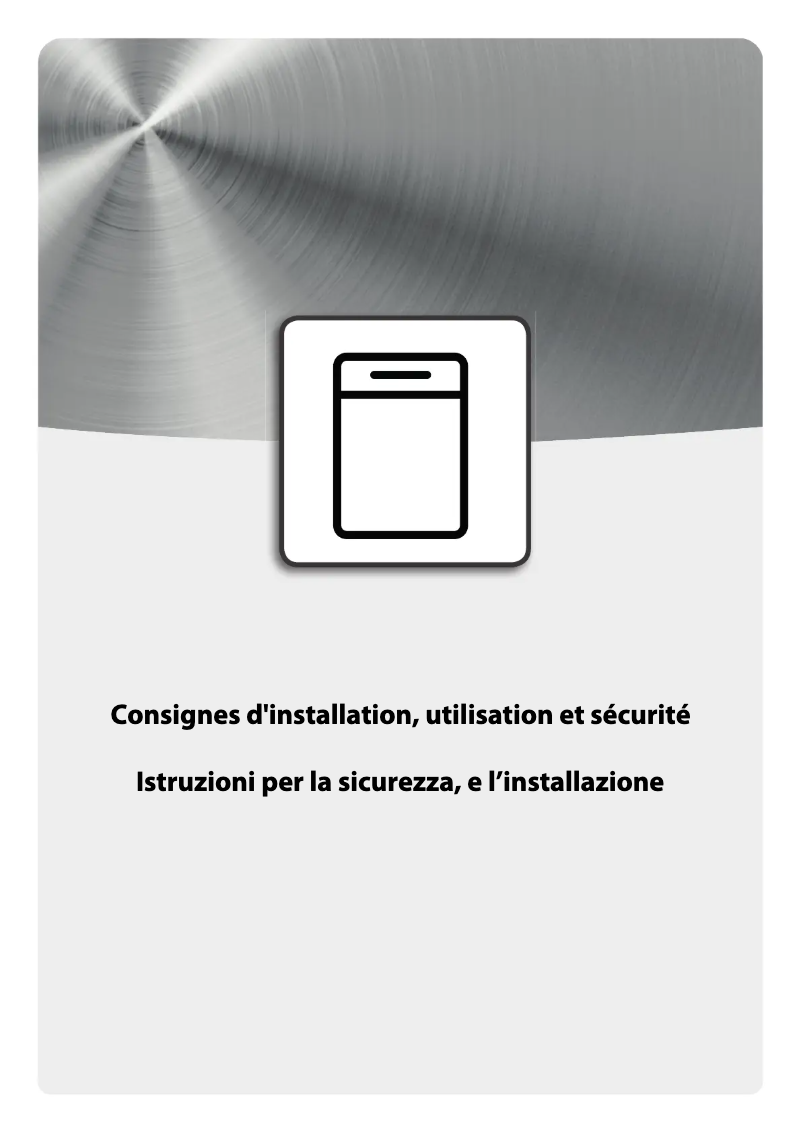 First page image of the manual for WKCIO 3T123 PEF