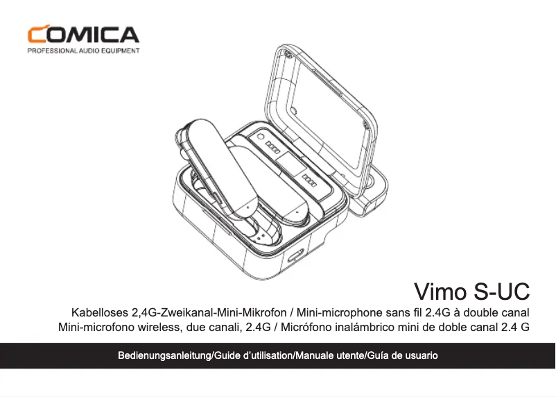 First page image of the manual for Vimo S-UC