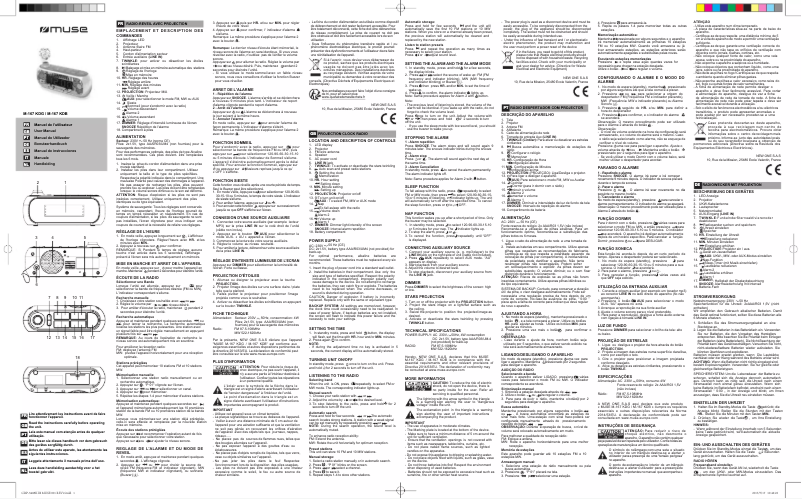 Page 1 of the manual User Manual Muse M-167 KDG