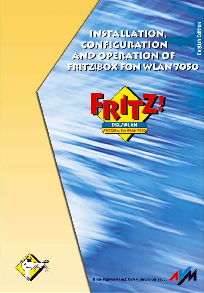 Page 1 of the manual User Manual AVM Fritz!Box Fon WLAN 705