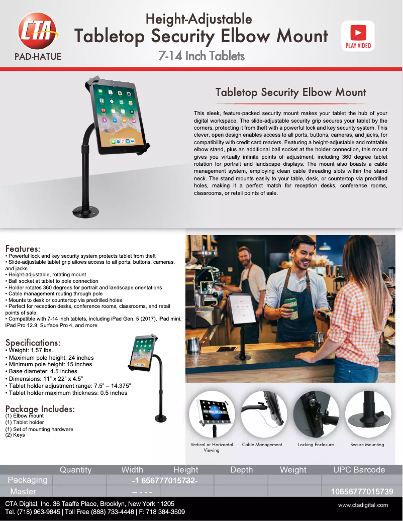 First page image of the manual for PAD-HATUE