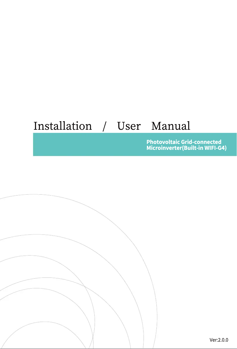 Page 1 of the manual User Manual Deye SUN-M130G4-EU-Q0