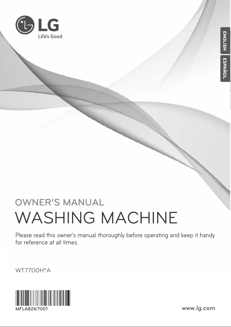 First page image of the manual for WT7700HKA