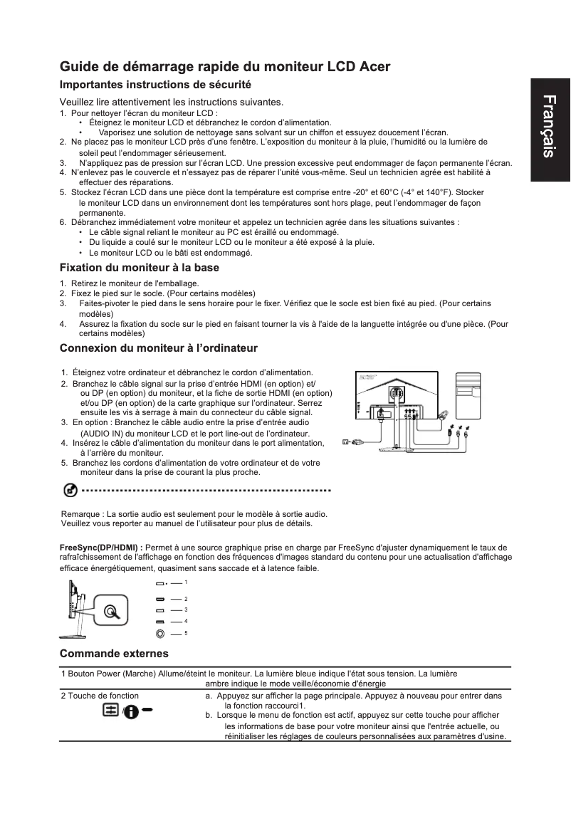 First page image of the manual for CB282K