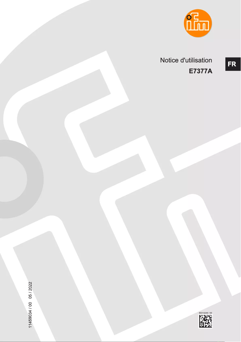 First page image of the manual for E7377A