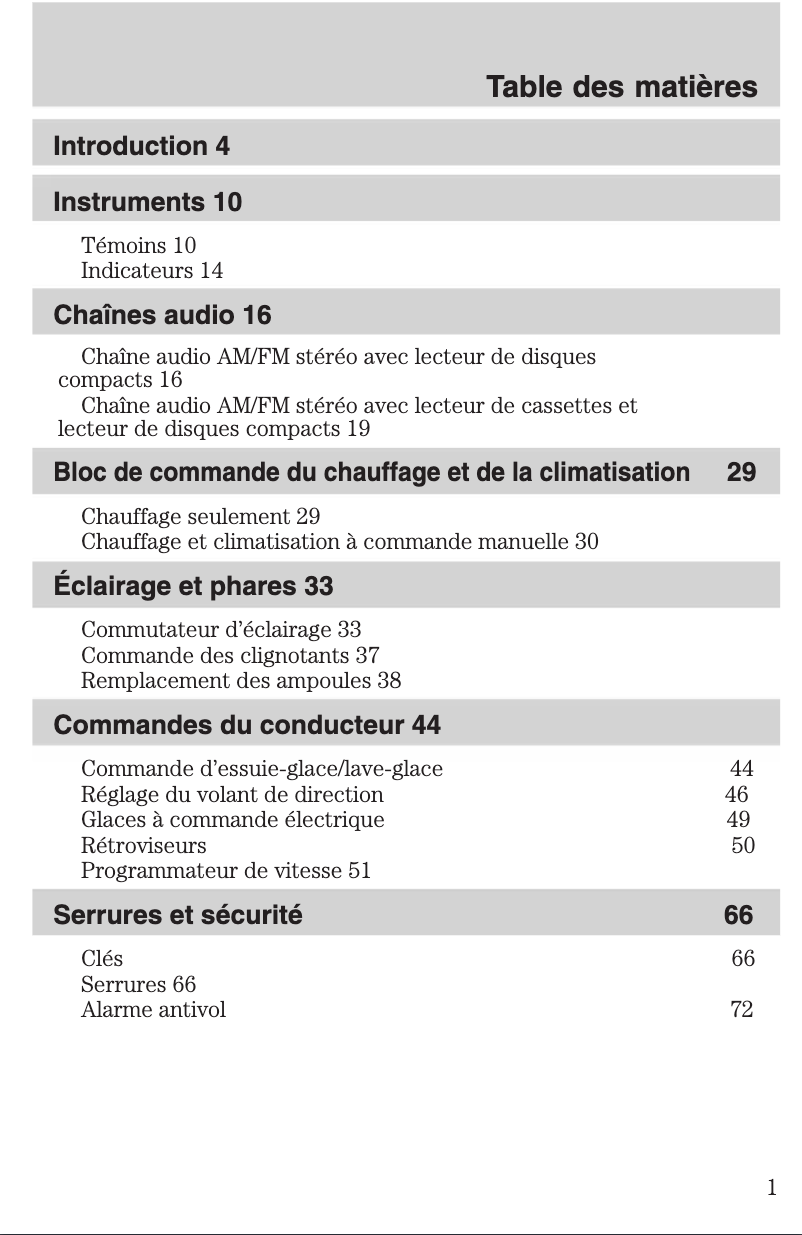 First page image of the manual for Escape (2003)
