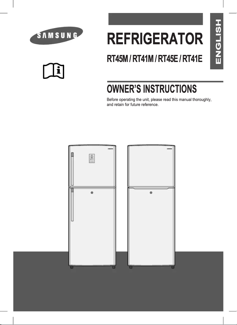 Page 1 of the manual User Manual Samsung RT45MBSW