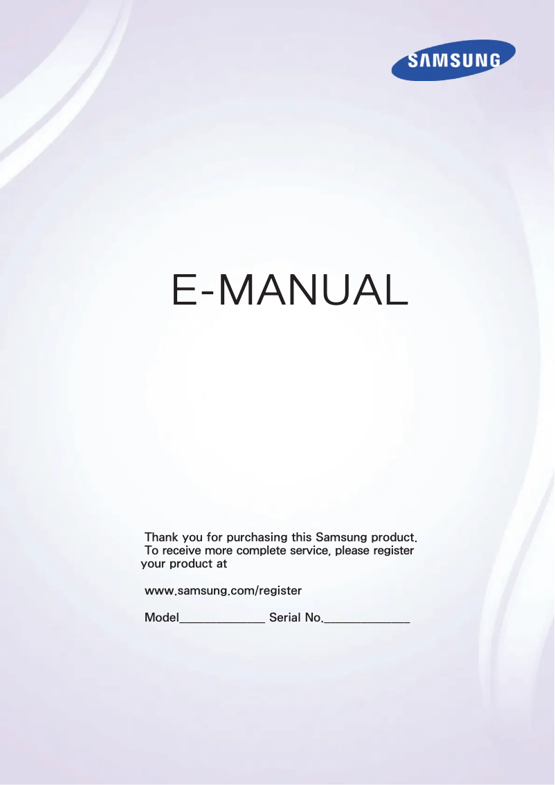Page 1 of the manual User Manual Samsung UE58H5204AK
