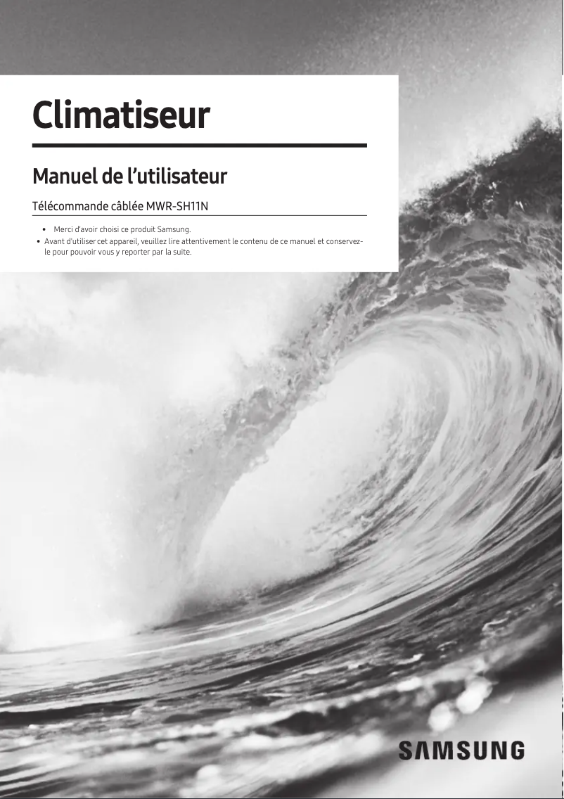 Page 1 of the manual User Manual Samsung MWR-SH11N