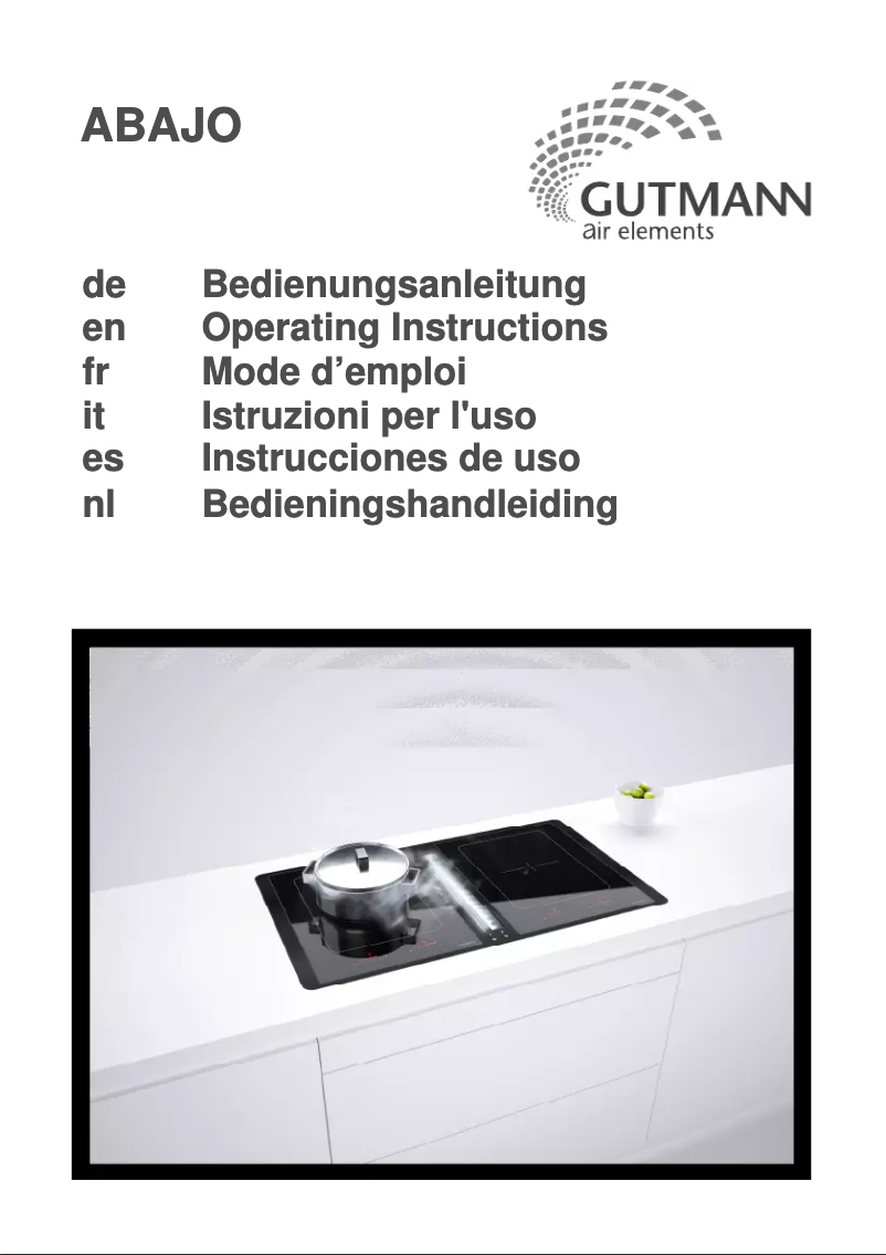 Page 1 of the manual User Manual Gutmann Abajo
