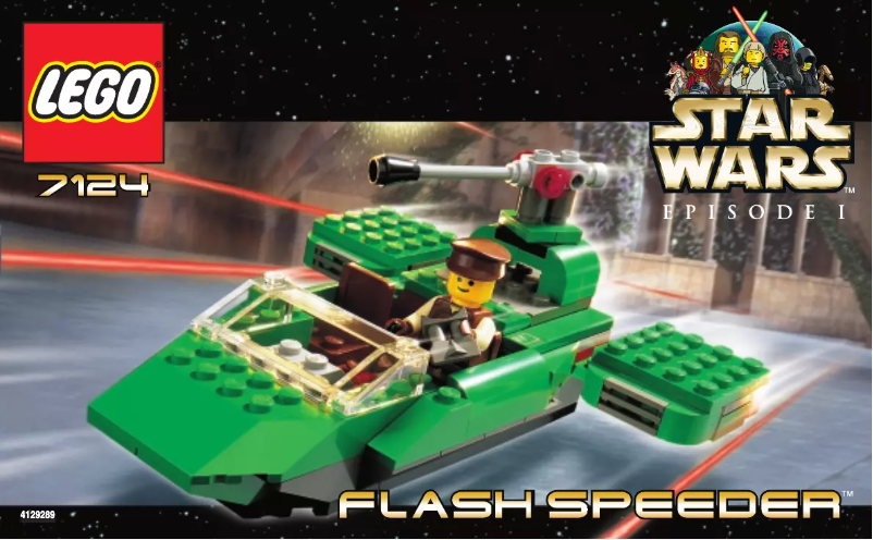 Page 1 of the manual User Manual Lego Star Wars 7124