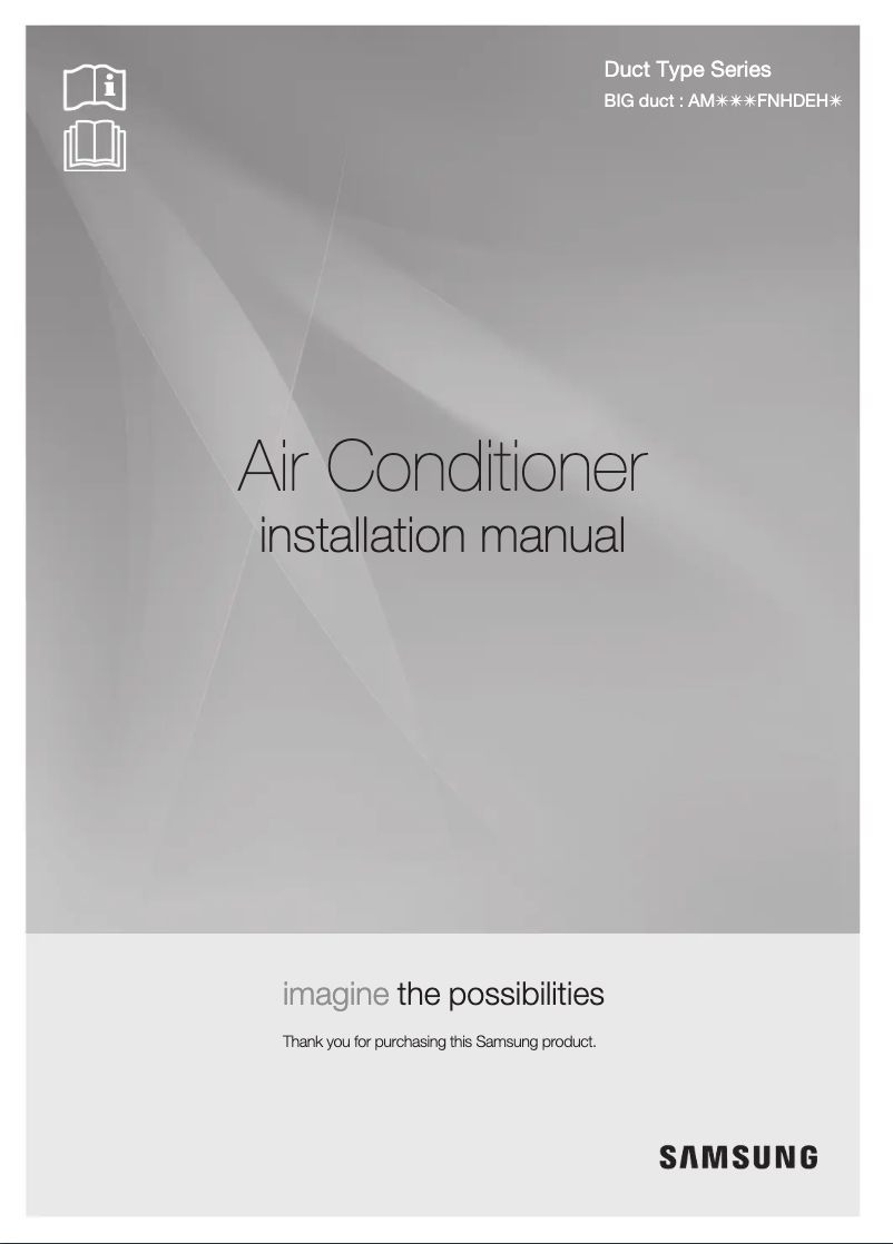 First page image of the manual for AM280FNHDEH/EU